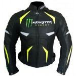 Alpinestars  Black & Green  Biker Leather  Jacket